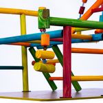 Brinquedo Play Playground Gigante com 3 escadas para Papagaio - imagem 6