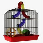 Gaiola para Hamster Super Cubo Epoxi - Preta