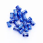Anilhas Fechadas para Marcação - 2.2 mm - Coleiro - 20 un. - Azul Escuro - imagem 2