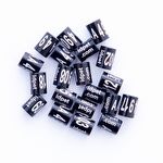 Anilhas Fechadas para Marcação - 2.6 mm - Curió - 20 un. - Preta - imagem 2