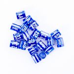 Anilhas Fechadas para Marcação - 3.0 mm - Bicudo - 20 un. - Azul Escuro - imagem 2