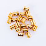 Anilhas Fechadas para Marcação - 3.0 mm - Bicudo - 20 un. - Dourado - imagem 2