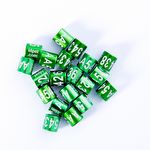 Anilhas Fechadas para Marcação - 3.5 mm - Trinca Ferro - 20 un. - Verde Claro - imagem 2