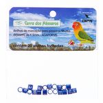 Anilhas Fechadas para Marcação - 4.5 mm - Agapornis - 20 un. - Azul Escuro