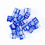 Anilhas Fechadas para Marcação - 5.5 mm - Calopsita - Rosela - 20 un. - Azul Escuro - imagem 2