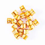 Anilhas Fechadas para Marcação - 5.5 mm - Calopsita - Rosela - 20 un. - Dourado - imagem 2
