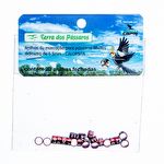 Anilhas Fechadas para Marcação - 5.5 mm - Calopsita - Rosela - 20 un. - Vermelho