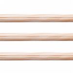 Kit 3 Poleiros Frisados de Pinus - 15 mm x 1 metro