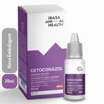 Cetoconazol 20% Ibasa 20ml - Suspenção Oral Antifúngico para Cães e Gatos - imagem 2