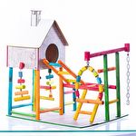 Brinquedo Playground Papagaio com Casinha