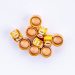 Anilhas Fechadas para Marcação - 4.5 mm - Agapornis - 10 un. - Dourado - imagem 2