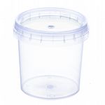 Pote Plástico Redondo com Tampa - 220 ml