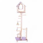 Brinquedo Play Gigante Playground Trapézio com Casinha - Natural - imagem 2