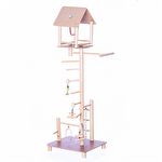 Brinquedo Play Gigante Playground Trapézio com Casinha - Natural - imagem 3