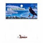 Anilhas Fechadas para Marcação - 3.0 mm - Bicudo - 10 un. - Dourado