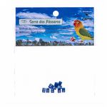Anilhas Fechadas para Marcação - 4.5 mm - Agapornis - 10 un. - Azul Escuro