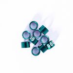 Anilhas Fechadas para Marcação - 4.5 mm - Agapornis - 10 un. - Verde Escuro - imagem 2