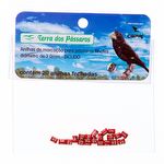 Anilhas Fechadas para Marcação - 3.0 mm - Bicudo - 20 un. - Vermelho