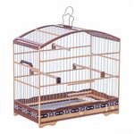 Gaiola Coleiro Simples em Arame - Cocho Baixo