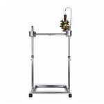 Poleiro Móvel Aço Inox - Com 4 Comedouros - imagem 6