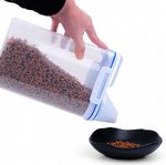 Pote Porta Ração Sementes Cereais -  Dispenser Com Tampa -  2,3 Litros - imagem 5