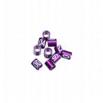 Anilhas Fechadas para Marcação - 2.4 mm - Pintassilgo - 10 un. - Violeta - imagem 2