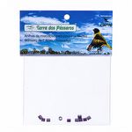 Anilhas Fechadas para Marcação - 2.4 mm - Pintassilgo - 10 un. - Violeta