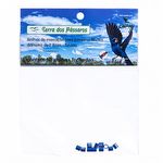 Anilhas Fechadas para Marcação - 2.8 mm - Azulão - Canário da Terra - 10 un. - Azul Escuro