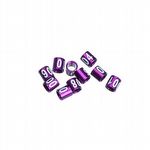 Anilhas Fechadas para Marcação - 2.8 mm - Azulão - Canário da Terra - 10 un. - Violeta - imagem 2