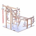Brinquedo Play Playground Papagaio Escada Natural - imagem 3