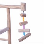 Brinquedo Play Playground Papagaio Escada Natural - imagem 8