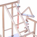 Brinquedo Play Playground Papagaio Escada Natural - imagem 9