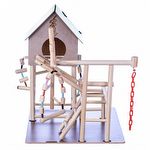 Brinquedo Play Playground Papagaio com Casa Natural - imagem 2