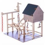 Brinquedo Play Playground Papagaio com Casa Natural - imagem 5