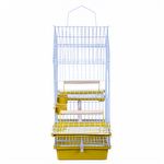 Gaiola Calopsita Teto Aramado - Amarelo - imagem 2