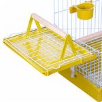 Gaiola Calopsita Teto Aramado - Amarelo - imagem 5