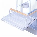 Gaiola Calopsita Teto Plástico - Branco - imagem 5