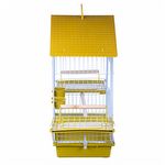 Gaiola Calopsita Teto Plástico - Amarelo - imagem 2