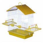 Gaiola Calopsita Teto Plástico - Amarelo - imagem 3