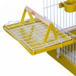 Gaiola Calopsita Teto Plástico - Amarelo - imagem 5