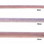 Kit com 3 Poleiros de Buriti 28 cm - 8mm