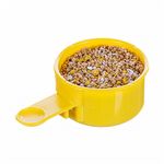 Comedouro Suspenso Fundo para Farinhada - Amarelo - imagem 4