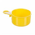 Comedouro Suspenso Fundo para Farinhada - Amarelo