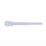 Poleiro de Plástico Frisado Branco - Pequeno 21cm