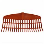 Vassoura Plástica para Jardim nº  21 - Sem cabo - Laranja  - imagem 2