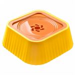 Bebedouro Flutuante Luxo Quadrado - Cães e Gatos - 1,3 litros -  Amarelo