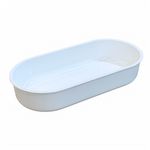 Banheira Oval Grande - 500ml - Leitosa