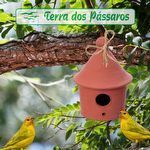 Casa de Cerâmica para Pássaros - Para Pendurar em Árvores - imagem 2