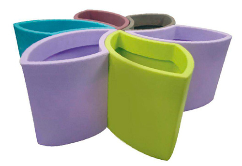 Vaso Pétala 25x40 cm - Roxo - imagem 3