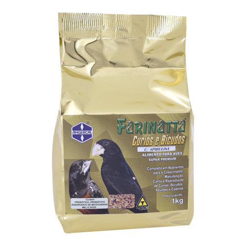 Farinatta Curiós e Bicudos com Spirulina - 1kg - imagem 1